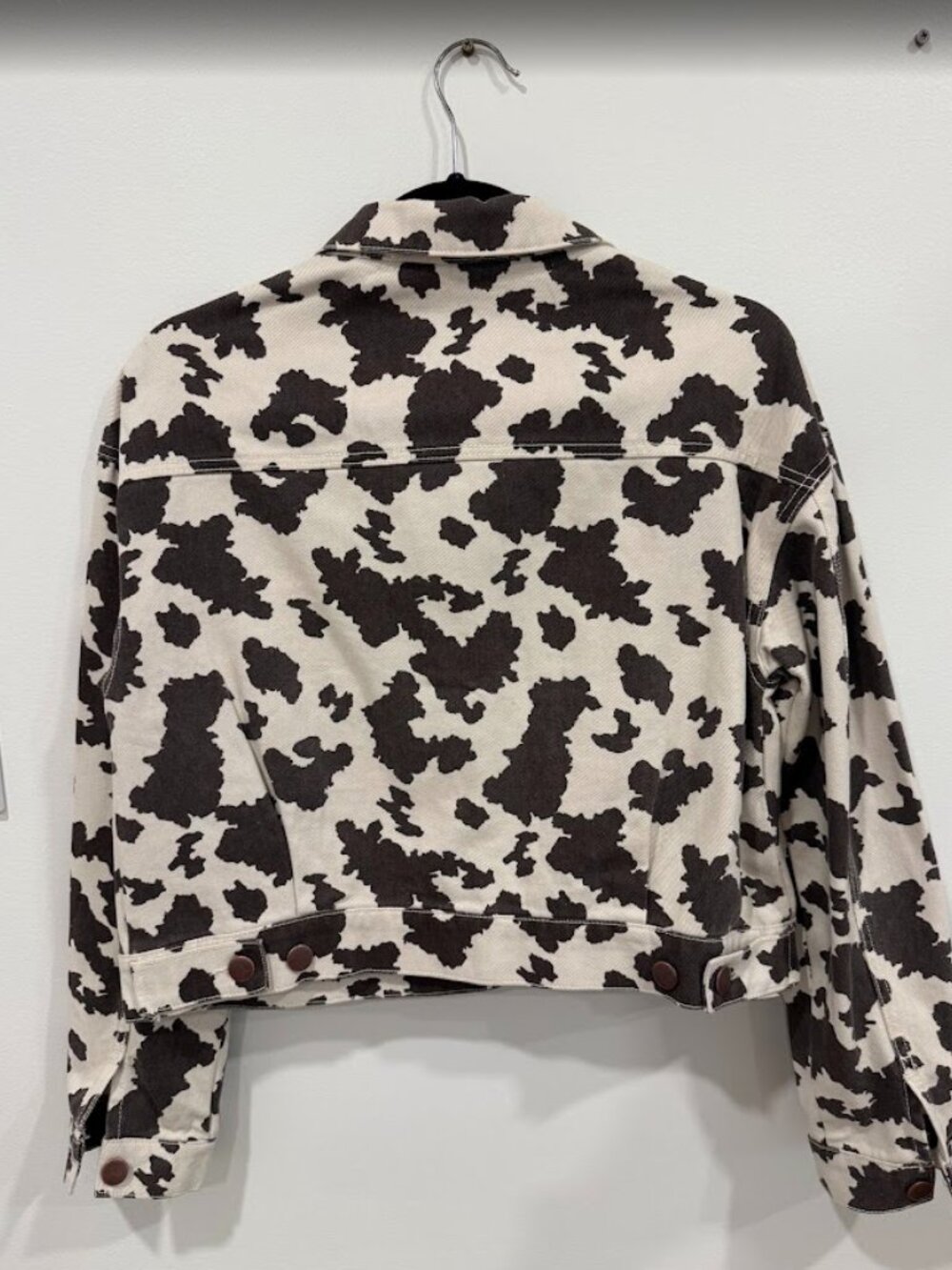 Women’s Cow Print Jacket - Picture 2 of 2